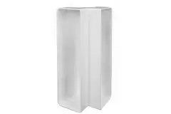 Rechthoekige kunststof verticale 90° bocht 220x90mm - KLV29-90
