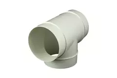 Rond kunststof T-stuk diameter: 100 mm AT100