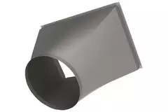 Rond op rechthoekig verloop B=700 mm x H=500 mm