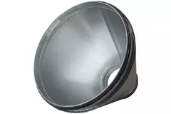 Thermoduct 13mm verloopstuk 400-355mm geisoleerd