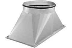Ruck® overgang kanaal/pijp - 400x200 - Ø250 met rubber afdichting (UKR 4020 05)