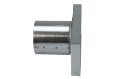 Deksel 220x80 mm met aansluiting diameter 80 mm tbv instortkanaal