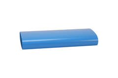 Kanaal 5 meter PVC ovaal 235x80 mm S/S
