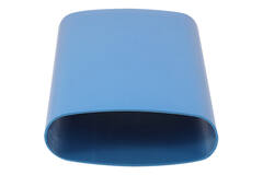 Kanaal 5 meter PVC ovaal 235x80 mm S/S