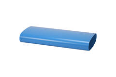 Kanaal 5 meter PVC ovaal 235x80 mm S/S