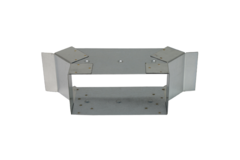 Raccordement latéral 220x80 mm pour tuyau d'évacuation des fumées