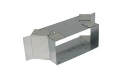 Raccordement latéral 220x80 mm pour tuyau d'évacuation des fumées