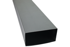 Gegalvaniseerd instortkanaal 220x80 mm met lengte 3000 mm