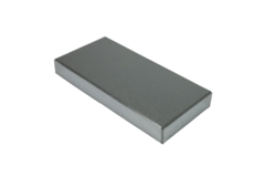 Couvercle 300x80 pour gaine plate galvanisée