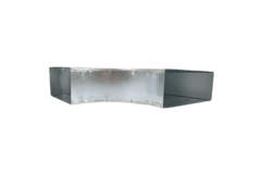 T-stuk 90 graden 220x80 mm - 220x80 mm tbv instortkanaal