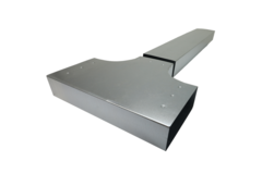 T-stuk 90 graden 300x80 - 220x80 tbv instortkanaal