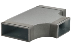 Thermoduct T-stuk 90 graden 220x80 - 220x80 tbv instortkanaal