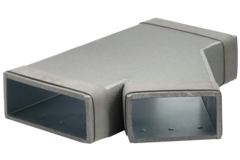 Thermoduct T-stuk 45 graden 220x80 - 170x80 tbv instortkanaal
