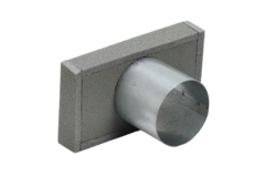 Thermoduct deksel 170x80 met aansluiting Ø 80mm tbv instortkanaal