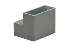 Thermoduct Einlaufbogen 90 Grad 220x80 mm vertikal