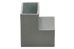 Thermoduct Einlaufbogen 90 Grad 220x80 mm vertikal