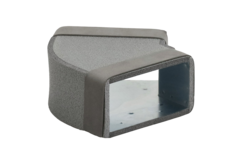 Thermoduct bocht 45 graden 170x80 horizontaal tbv instortkanaal