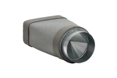 Thermoduct verloopstuk 220x80 mm naar diameter 160 mm