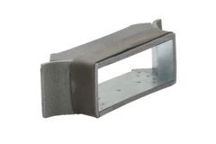 Thermoduct zijaansluiting 170mm x 80mm voor rechthoekig instortkanaal