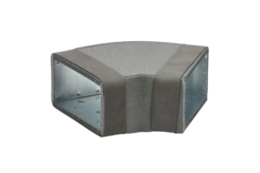 Thermoduct instortbocht 45 graden 300x80 mm horizontaal