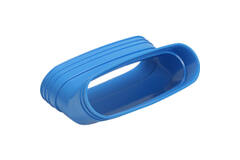 Wavin Ventiza bocht 45 graden PVC ovaal 195x80 mm verticaal M/M