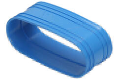 Wavin Ventiza lijmmof PVC ovaal 195x80 mm M/M