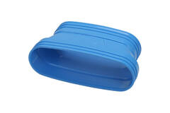Wavin Ventiza verloop PVC ovaal 235x80mm naar 195x80 mm M/M