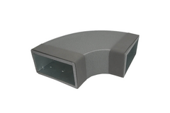 Thermoduct bocht 90 graden 170x80 horizontaal tbv instortkanaal