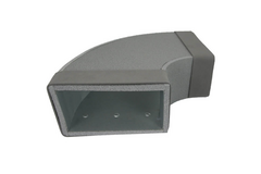 Thermoduct bocht 90 graden 170x80 horizontaal tbv instortkanaal