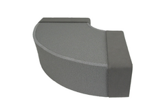 Thermoduct bocht 90 graden 170x80 horizontaal tbv instortkanaal