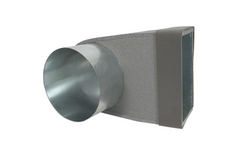 Thermoduct lepe hoekstuk 170mm x 80mm naar Ø 150mm
