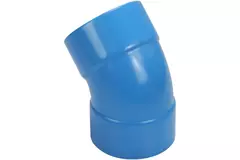 Wavin Venitza bocht 45 graden PVC rond met diameter 125 mm M/M
