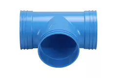 Wavin Ventiza T-stuk 90 graden PVC rond 160 mm M/M/M