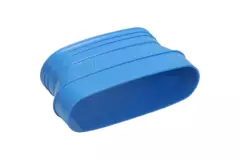 Wavin Ventiza verloop PVC ovaal 235x80 mm naar 195x80 mm M/S