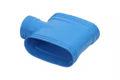 Wavin Ventiza T-stuk PVC ovaal 195x80 mm M/M/M