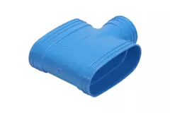 Wavin Ventiza T-stuk PVC ovaal 195x80 mm M/M/M