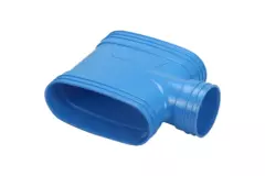 Wavin Ventiza T-stuk PVC ovaal 195x80 mm M/M/M