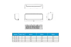 MaxiCool INFINI 5 kW R32 Inverter airco 18HDI met WIFI set