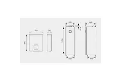LG Combi warmtepomp binnenunit R290 1 fase