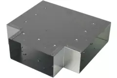 T-stuk (haaks) 90 graden 220x80 mm - 170x80 mm tbv instortkanaal