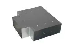 T-stuk (haaks) 90 graden 220x80 mm - 170x80 mm tbv instortkanaal