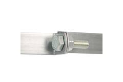 Beugel metaal 400mm zonder rubber - PCWOR400