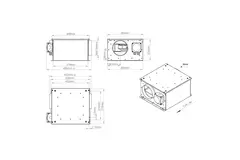 Ventilateur tubulaire isolé 160 mm - ISORX 160 EC K 01