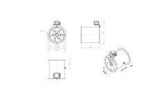 Ventilateur axial de 315 mm - AL 315 D2 01 CFG
