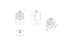 Ventilateur axial de 900 mm - AL 900 D6 02 CFG