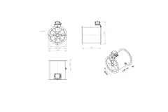Ventilateur axial de 315 mm - AL 315 D42U 01 CFG