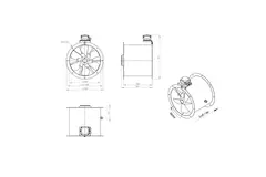 Ventilateur axial de 400 mm - AL 400 D4 02 CFG