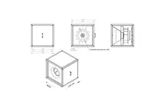 Moteur du ventilateur de caisson débit d'air extérieur - MPC T 560 EC K01