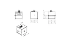 Boxventilator motor buiten lineaire flow - MPC TI 560 EC K01