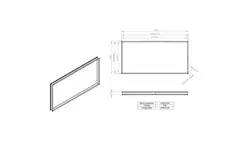 Pièce de connexion flexible 2100 x 1000 - VS 210100
